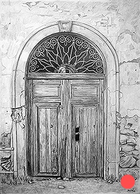 Gate from church of Fraile's cottage