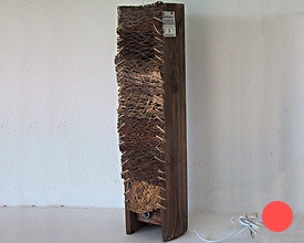 Vertical fiber lamp