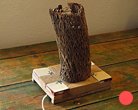 Fiber lamp with four ceramics
