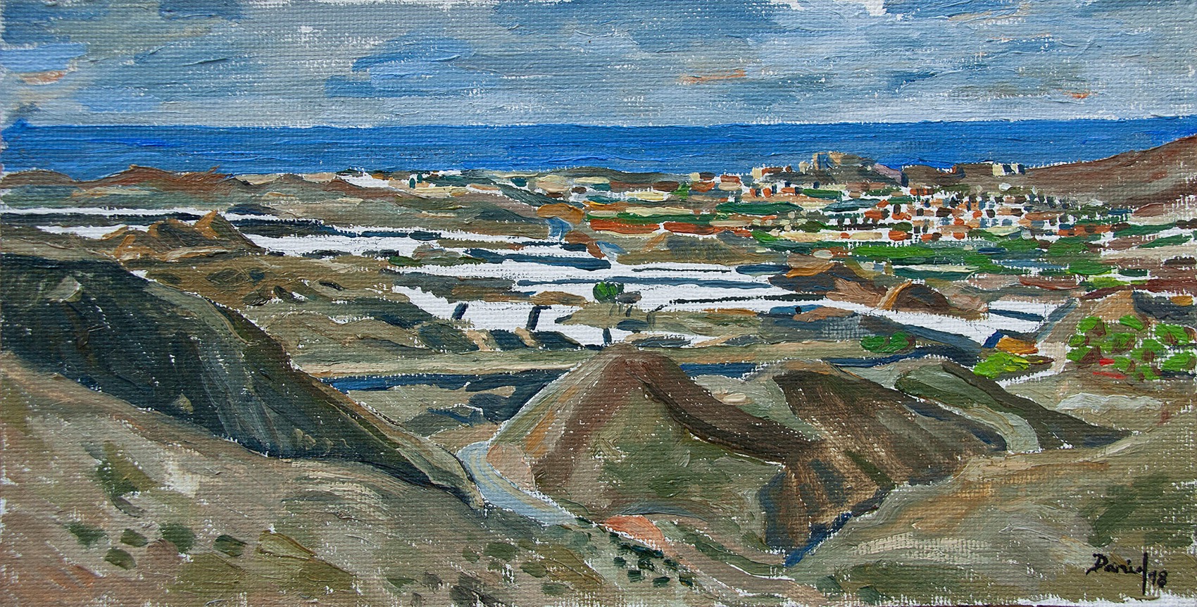 Vista de Almería desde Sierra Alhamilla