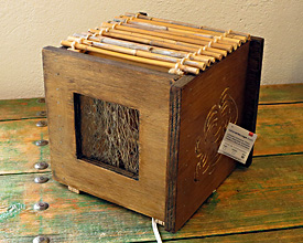 Square spiral lamp