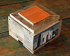 Caja triple madera y cortijos