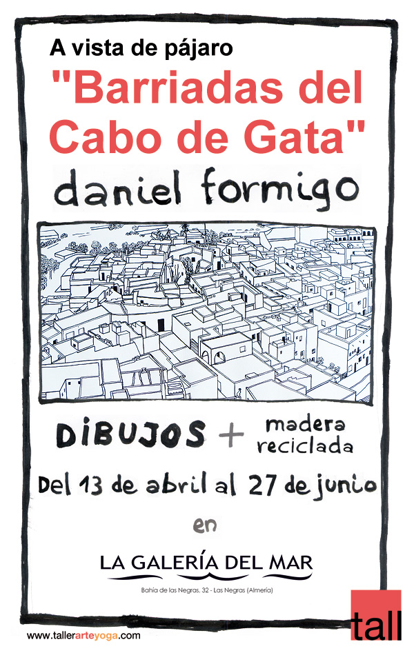 Cartel publicitario de exposición de Daniel Formigo