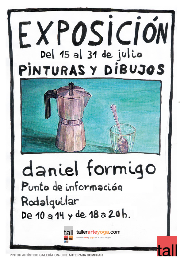 Advertising poster from exhibition of Daniel Formigo